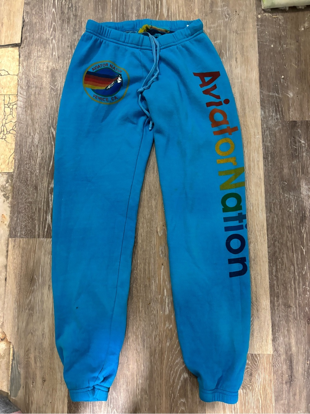Aviator Nation Women’s Blue Logo Sweatpants